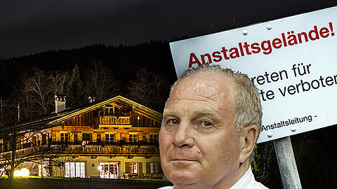 Uli Hoeneß war Weihnachten mit seiner Familie zusammen. Ob er an Heiligabend in seinem hell erleuchteten Haus am Tegernsee verbrachte, ist nicht bekannt. Am Freitag musste er in die JVA zurückkehren.