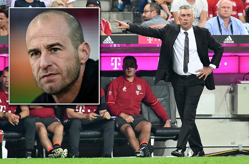 ARD-Experte Mehmet Scholl (kleines Bild) kritisierte Ancelotti-Vorgänger Pep Guardiola.