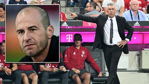 ARD-Experte Mehmet Scholl (kleines Bild) kritisierte Ancelotti-Vorgänger Pep Guardiola.