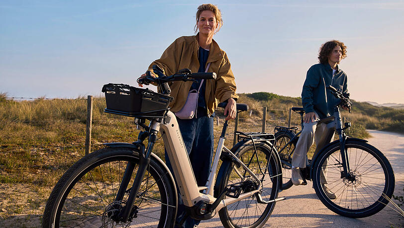 Mit R&uuml;ckenwind durch die Stadt &ndash; dank IMAGE 3 und IMAGE 5 von Kalkhoff.