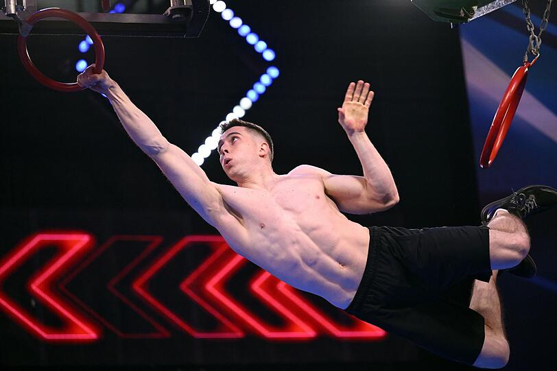 Power-Max: Paul St&ouml;ckel bezwang als einziger Ninja die Mega-Wall und wurde mit einer Pr&auml;mie von 5.000 Euro belohnt.
