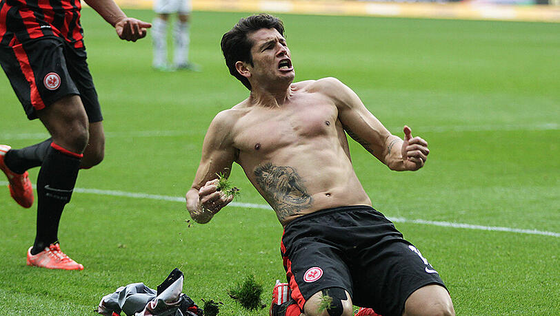Nelson Valdez: Zehn Saisonspiele für die Eintracht, ein Tor. Nelson Valdez: Zehn Saisonspiele für die Eintracht, ein Tor.