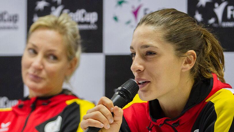 Andrea Petkovic soll den Weg ins Fed-Cup-Achtelfinale ebnen. Andrea Petkovic soll den Weg ins Fed-Cup-Achtelfinale ebnen.