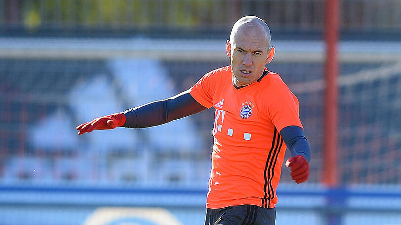Wieder fit: Bayern-Star Arjen Robben.