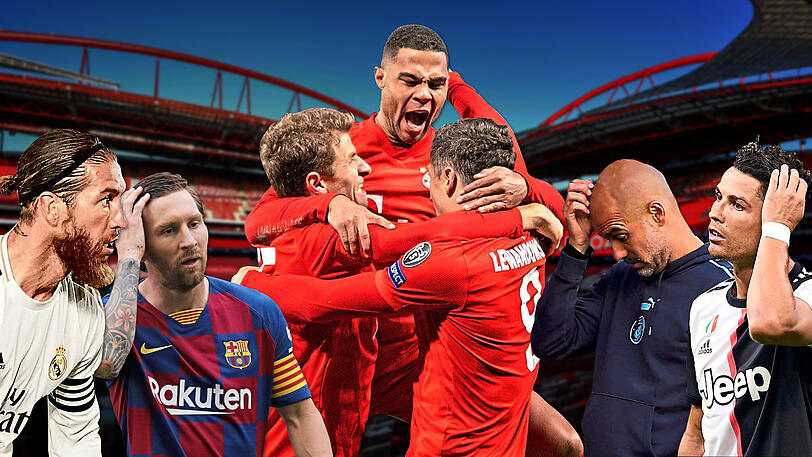 Im Viertelfinale der Champions League könnte es für die Bayern gegen Barcelona um Messi gehen, im Halbfinale sind Real Madrid um Ramos, Guardiolas ManCity oder Juve mit Ronaldo mögliche Gegner.