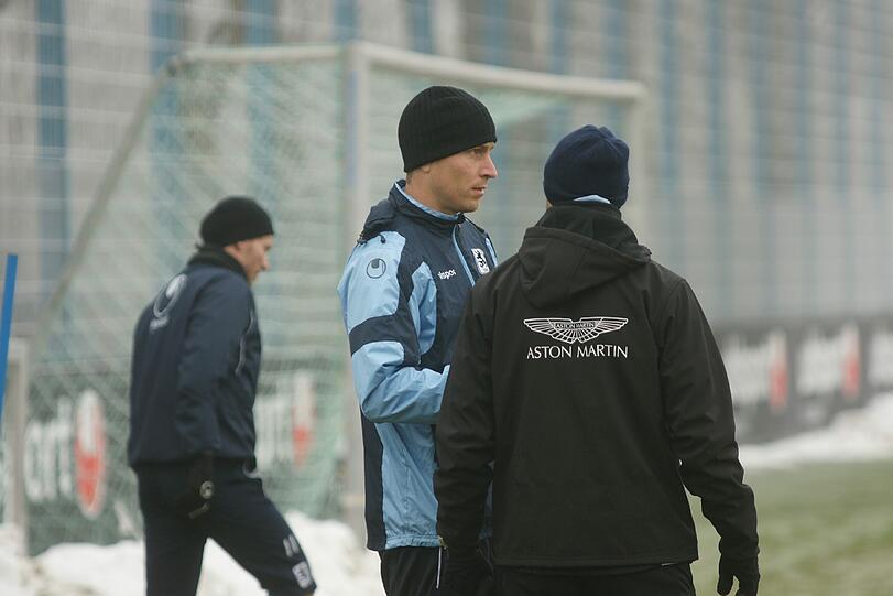 Der Neuzugang ist da: Rob Friend bei seinem ersten Training an der Grünwalder Straße am Donnerstag.