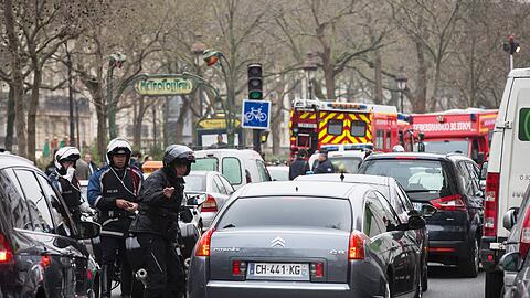 Terror-Anschlag auf "Charlie Hebdo" in Paris: Die Bilder vom Tatort.