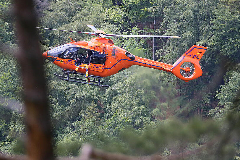 Viele Male mussten verunglückte Wanderer per Rettungshubschrauber geborgen werden.