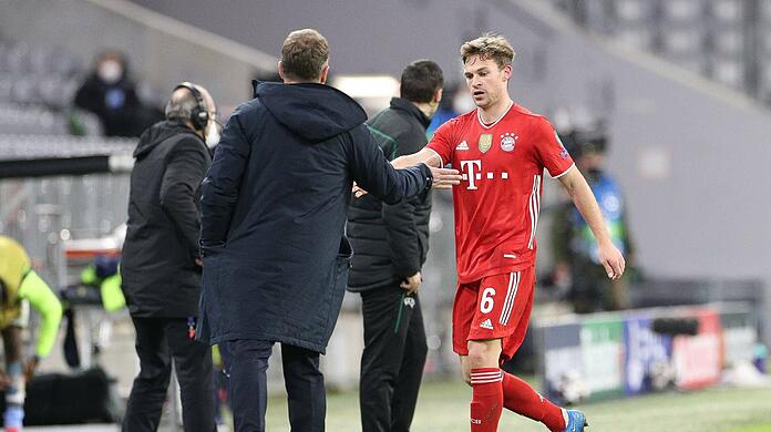 Joshua Kimmich hofft, dass Hansi Flick im Sommer Bundestrainer wird.