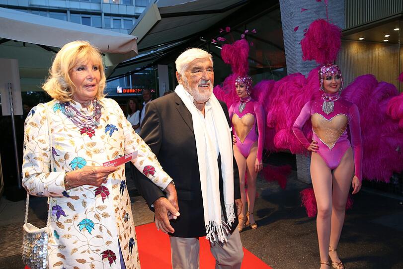 Mario Adorf mit Frau Monique