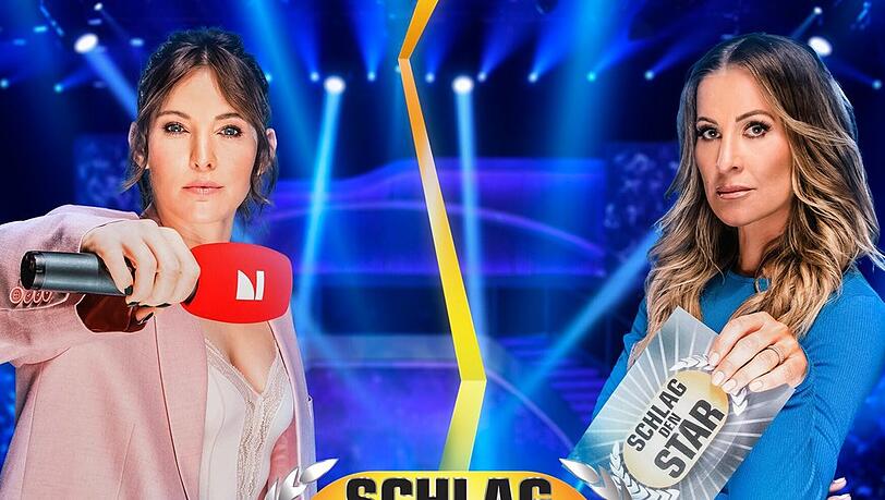 Jeannine Michaelsen (l.) und Charlotte Würdig wollen "Schlag den Star" gewinnen.