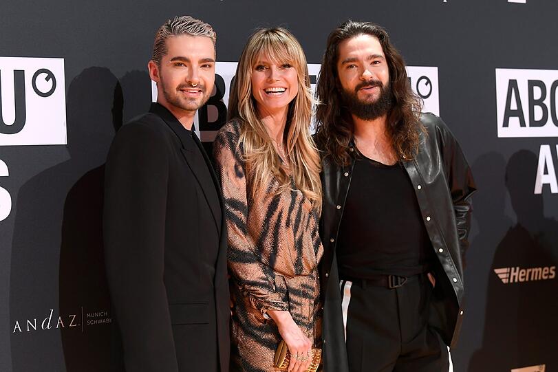 Bill Kaulitz, Heidi Klum und Tom Kaulitz