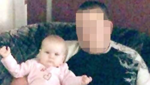 Da schien es Sarah noch gut gegangen zu sein: das Kind mit seinem Vater Patrick R. Da schien es Sarah noch gut gegangen zu sein: das Kind mit seinem Vater Patrick R.