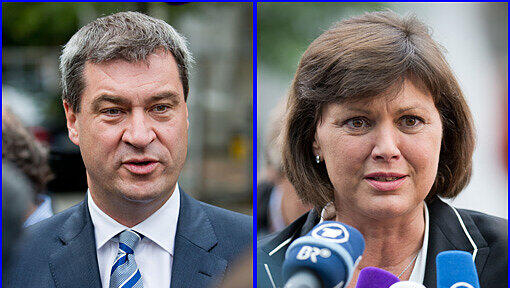 Keine Vorentscheidung im Duell um Seehofers-Nachfolge: Gemeinsam im Kabinett sind Ilse Aigner und Markus Söder wieder auf Augenhöhe. Keine Vorentscheidung im Duell um Seehofers-Nachfolge: Gemeinsam im Kabinett sind Ilse Aigner und Markus Söder wieder auf Augenhöhe.