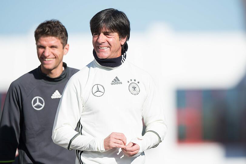 Die Bilder vom DFB-Training beim FC Bayern.