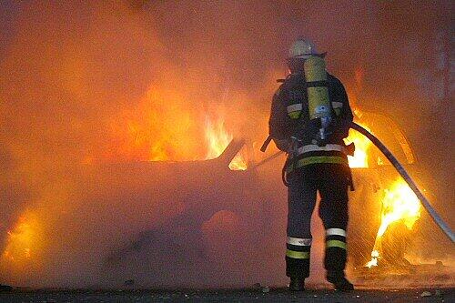 Feuerwehr im Einsatz.