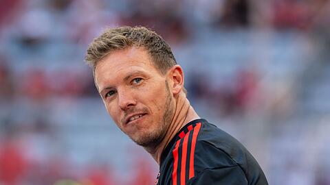 Trainer Julian Nagelsmann von München in Aktion.