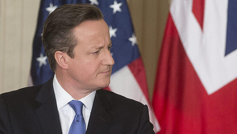 Bei David Cameron hat das Telefon geklingelt. Der britische Premierminister hat den Anruf beendet, als der Irrtum aufgeflogen ist.