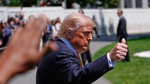 Trump dr&auml;ngte seine Parteikollegen zu Neuzuschnitten. (Archivbild)