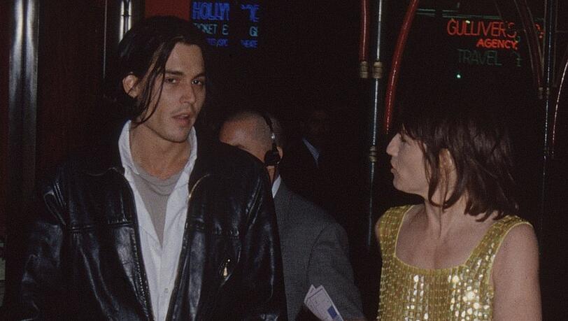 Johnny Depp und Ellen Barkin in den 1990er Jahren.