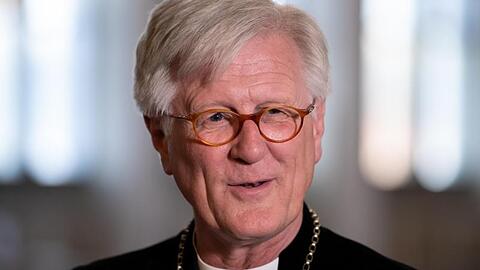 Heinrich Bedford-Strohm steht in München in der St. Matthäuskirche. Foto: Sven Hoppe/dpa/Archivbild