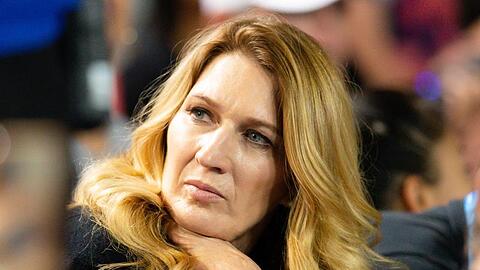 Deutschlands Tennis-Ikone Steffi Graf ist in Melbourne zu Gast.