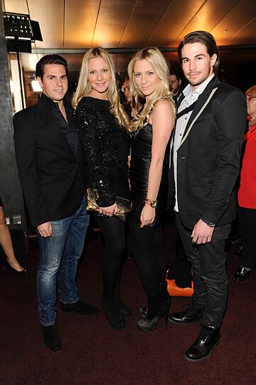 Cheyenne Pahde mit Freund Manuel Ellerich, Valentina Pahde und Benedikt Mayer auf der 181 Trüffel-Party.