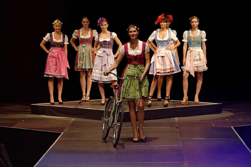 Bilder von der Radl&Fashion Show in der Muffathalle.