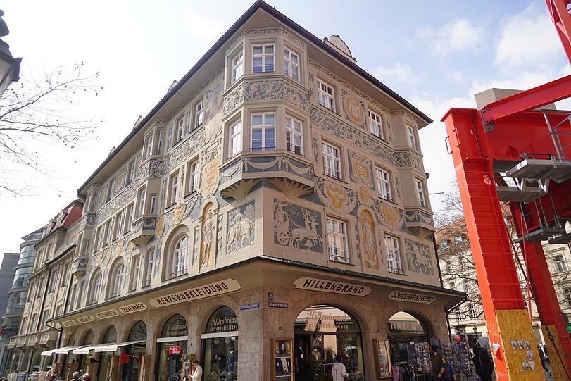 Das Ruffinihaus am Rindermarkt - hier arbeiten die Start-ups im ersten Stock. Zwei Jahre lang können sich hier junge Kreative bei günstiger Miete ausprobieren und netzwerken.