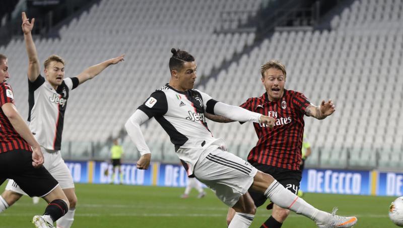 Cristiano Ronaldo (2.v.r) erreichte mit Juventus Turin das Pokalfinale in Italien. Cristiano Ronaldo (2.v.r) erreichte mit Juventus Turin das Pokalfinale in Italien.