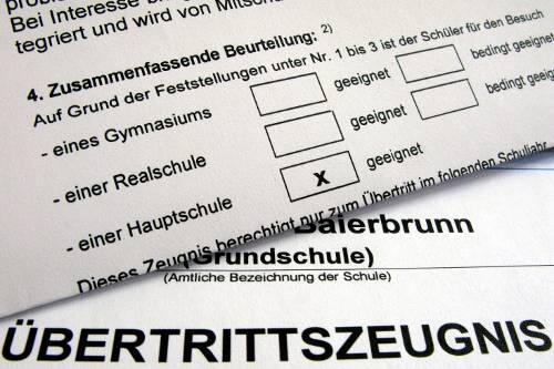Ein Kreuz bei einer Schulart: So wird für Zehnjährige ihr Weg festgelegt.