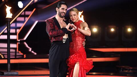 Jan Kittmann und Kathrin Menzinger belegten bei "Let's Dance" den f&uuml;nften Platz.