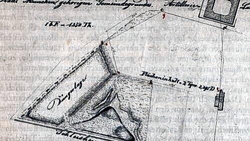 Dieser Plan aus den Stadtarchiven zeigt es eindeutig: "Düngerlager" steht da wo noch der jüdische Friedhof vermutet wurde Dieser Plan aus den Stadtarchiven zeigt es eindeutig: "Düngerlager" steht da wo noch der jüdische Friedhof vermutet wurde