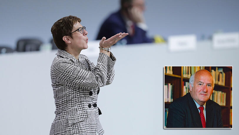 "Kramp-Karrenbauer hat die Seele der CDU besonders intensiv gestreichelt", sagt Weidenfeld. "Kramp-Karrenbauer hat die Seele der CDU besonders intensiv gestreichelt", sagt Weidenfeld.