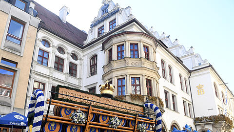 Das Hofbräuhaus München am Platzl.