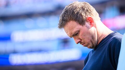 Einen R&uuml;cktritt schloss Julian Nagelsmann trotzig aus.