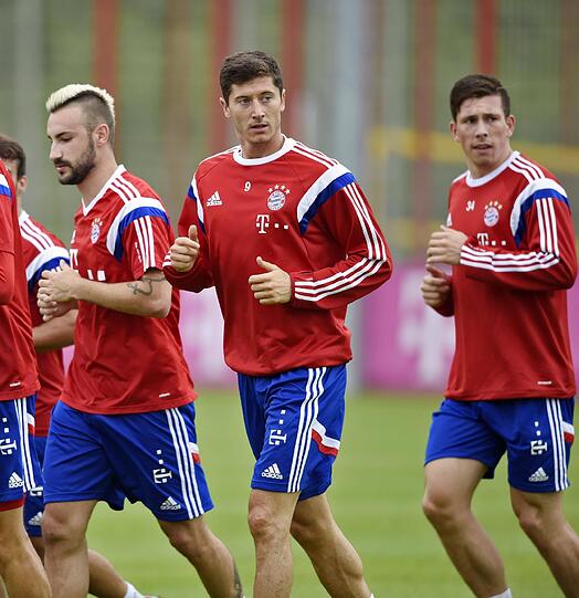 Bilder vom Bayern-Training!