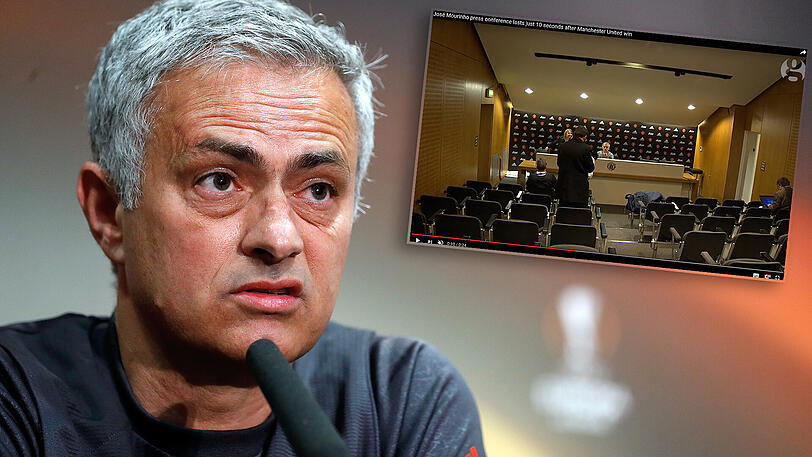 Mourinho hatte keine Lust zu Reden. Da kam ihm das Desinteresse der Journalisten ganz gelegen.
