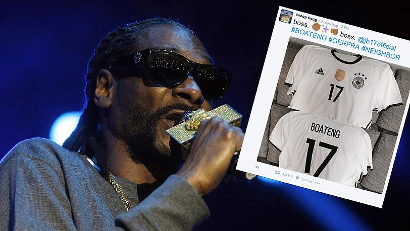 Zahlreiche Fans bekennen sich seit Beginn der Fußball-Europameisterschaft zu Boateng. Auch Rapstar Snoop Dogg wünscht sich den Fußballer als Nachbarn. Zahlreiche Fans bekennen sich seit Beginn der Fußball-Europameisterschaft zu Boateng. Auch Rapstar Snoop Dogg wünscht sich den Fußballer als Nachbarn.
