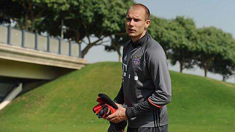 Holger Badstuber am Dienstag im Trainingslager. Wohin führt die Reise des Innenverteidigers?
