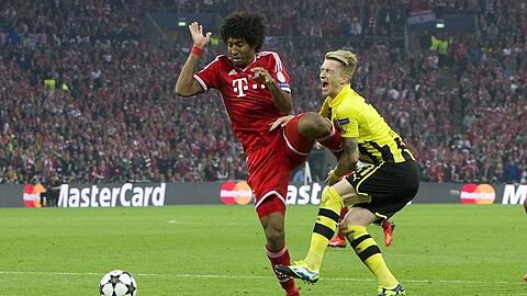 "Sowas sollte einem Innenverteidiger nicht passieren - es passiert aber", sagt der frühere Bayern-Star Dante, der jetzt bei OGC Nizza spielt, über sein Foul an Dortmunds Reus im CL-Finale 2013. Fotos: imago