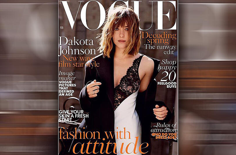 Dakota Johnson auf dem Cover der britischen "Vogue"
