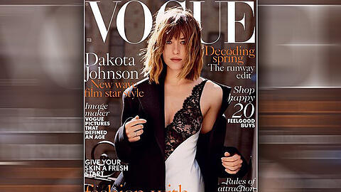 Dakota Johnson auf dem Cover der britischen "Vogue"