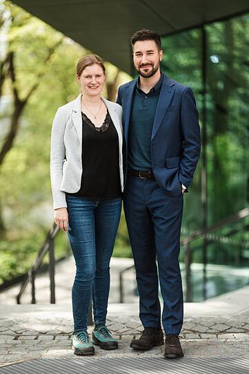 Alte Chefin, neuer Chef: Svenja Jarchow und Fabian Sauer wurden zum neuen F&uuml;hrungsduo der Gr&uuml;nen in M&uuml;nchen gew&auml;hlt.