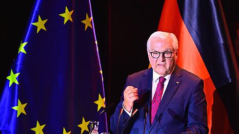 Bundespr&auml;sident Frank-Walter Steinmeier spricht beim Festakt zum Tag der Deutschen Einheit