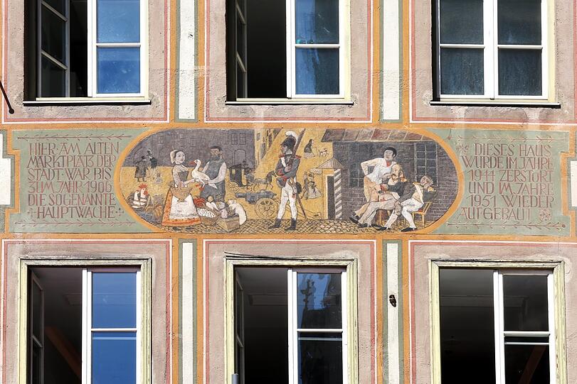 Diese 50er-Jahre-Fassade erinnert an die "Alte Hauptwache".