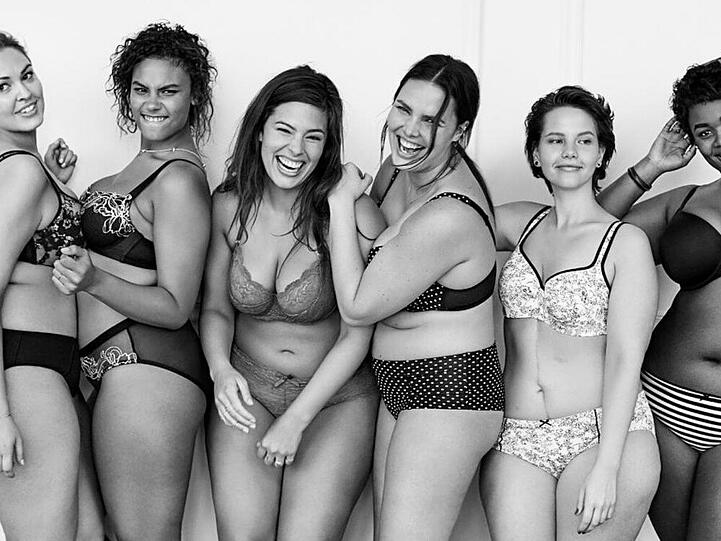 So geht sexy. Das Kampagnen-Foto von Lane Bryant unter dem Motto #ImNoAngel