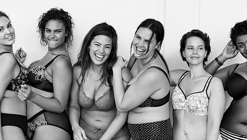 So geht sexy. Das Kampagnen-Foto von Lane Bryant unter dem Motto #ImNoAngel