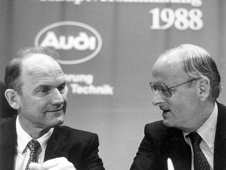 Der damalige Audi-Vorstandsvorsitzende, Ferdinand Piech (l). Foto: Michael Probst/Archivbild