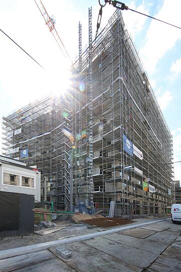 Zehn Stockwerke hoch ist das neue Gebäude geplant.